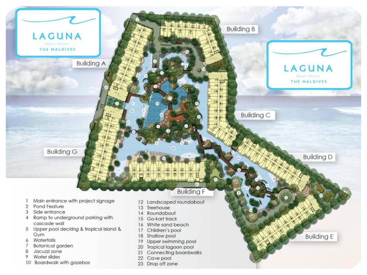 Laguna Beach Condo Resort 3 Maldives Pattaya Pool View ลากูน่า บีช คอนโด รีสอร์ต 3 พัทยา Джомтьєн-Біч Екстер'єр фото